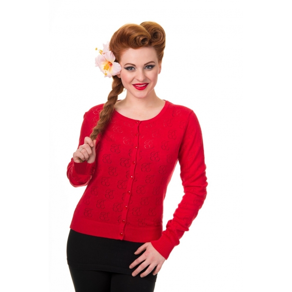 Gilet femme on sale rouge