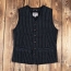 Gilet vintage noir rayé Pike Brothers.