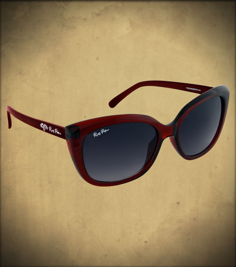 Lunettes de soleil pin up vintage rouge