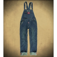 Salopette homme kustom en jeans Rusty pistons.