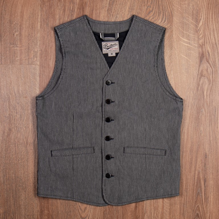 Gilet rétro homme Pike Brothers - Pike Brothers 1905 hauler vest gris