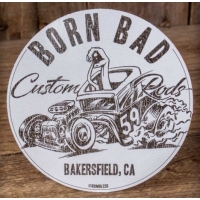 Sticker Born Bad Hot-rod.