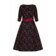 Robe pin-up rétro cerises collectif