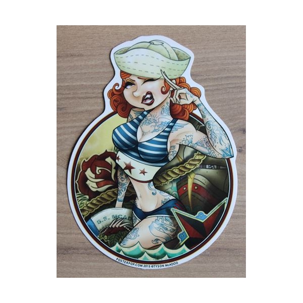 Sticker Sailor Girl.