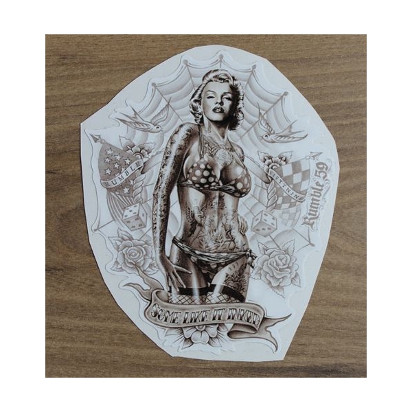 Autocollant Marilyn Monroe rockab par Rumble59.