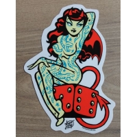 Sticker Lucky Tattoo girl Vince Ray.