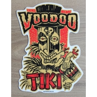 Sticker voodoo tiki Vince Ray.