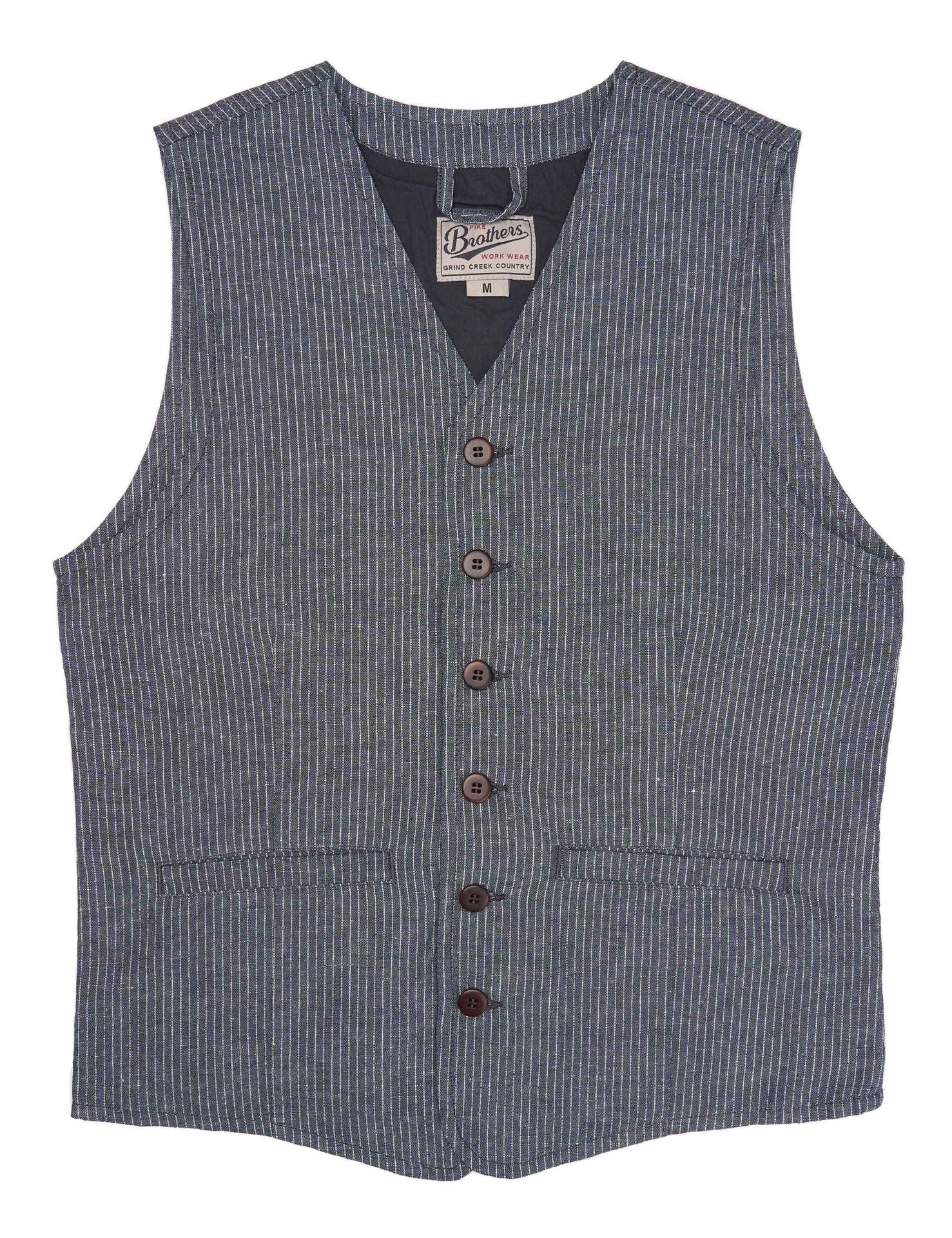 Gilet rétro homme Pike Brothers - Pike Brothers 1905 hauler vest gris