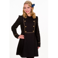 manteau officier femme vintage.