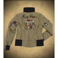 Blouson rockabilly femme Rusty Pistons.