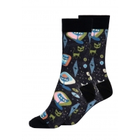 Chaussettes chat rockabilly Queen Kerosin.