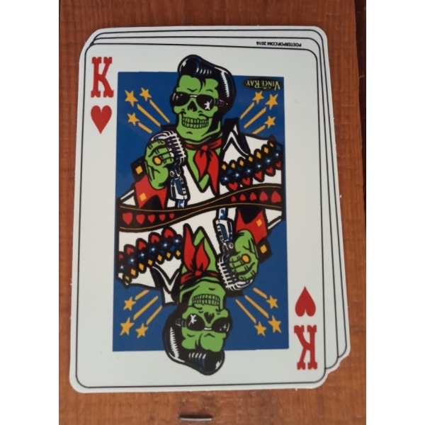 Sticker Elvis Presley par Vince Ray.