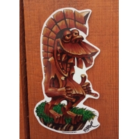 Sticker tiki Bigtoe.