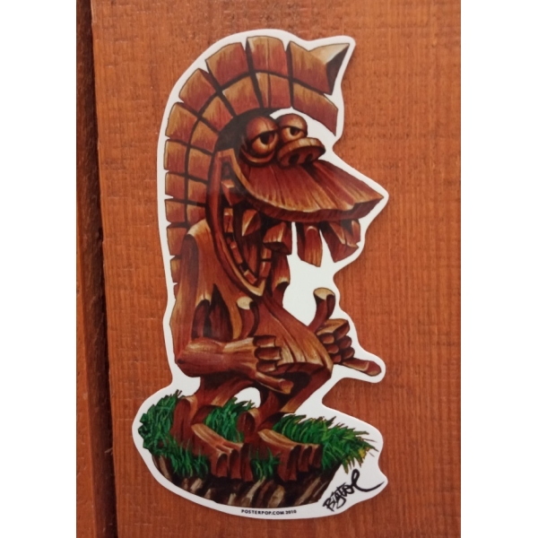 Sticker tiki Bigtoe.