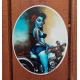 Sticker pin-up moto par Bigtoe.