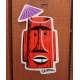 Sticker Tiki rétro.