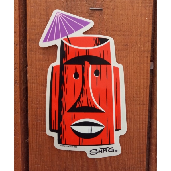 Sticker Tiki rétro.