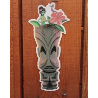 Sticker tiki mug.