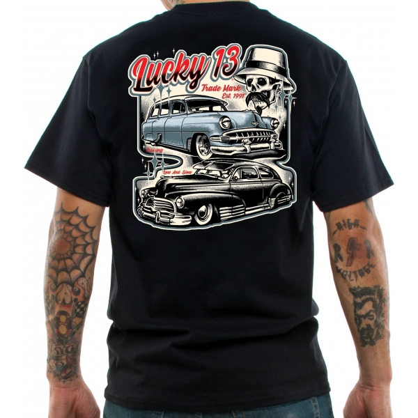 T-shirt Lucky 13 chicanos style.