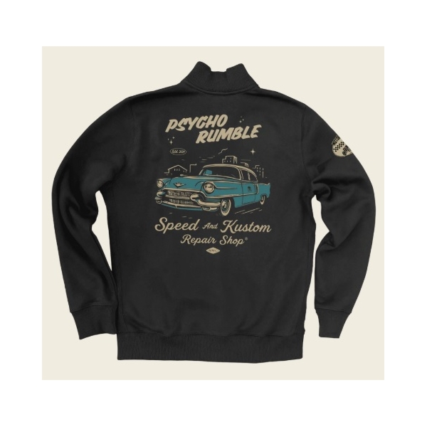 Veste Zippée Homme Psycho Rumble – Motor Wheels Clothing.