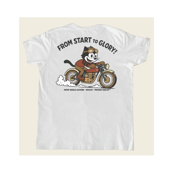 t-shirt motor wheels clothing vintage racer