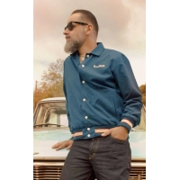 Veste College Jacket Bleue Vintage Homme – Rumble59 Style Rockabilly 50s
