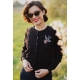 cardigan hirondelle rockabilly