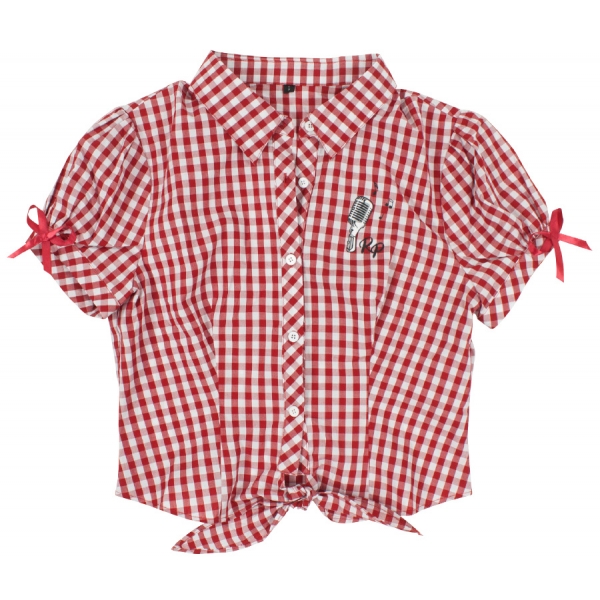 Chemise Femme Rockabilly Rouge Rusty Pistons Withla